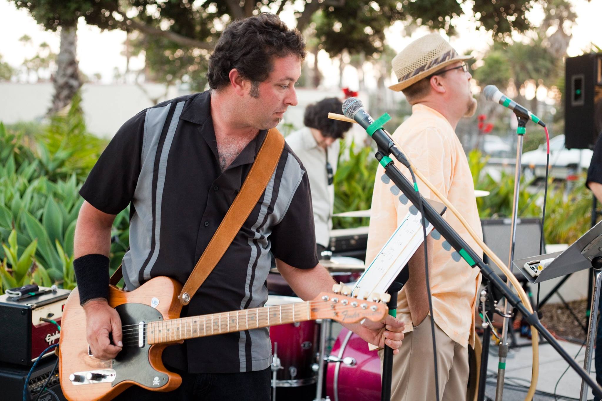 Jason with the band Mr. Friendly